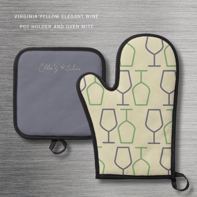 Virginia-Rustik-Topflappen-Set  Ofenhandschuh & Topflappen-Set (Von Creator hochgeladen)