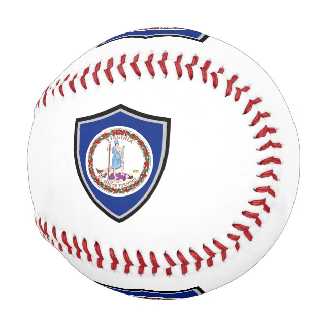 Virginia-Schild-Baseball Baseball (Vorne Rechts)