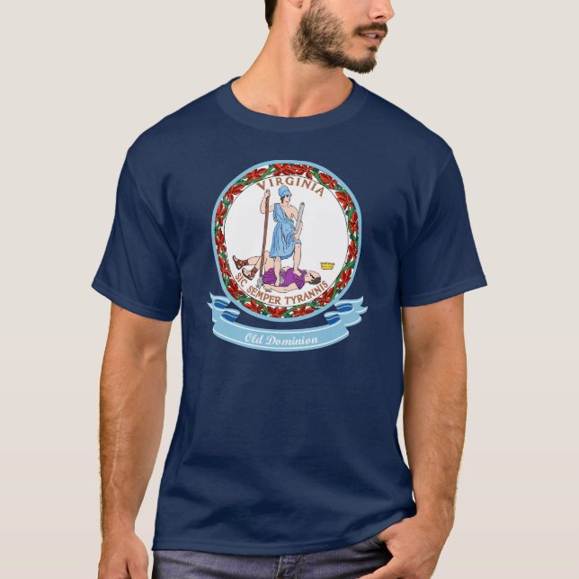 Virginia-Siegel T-Shirt (Vorderseite)