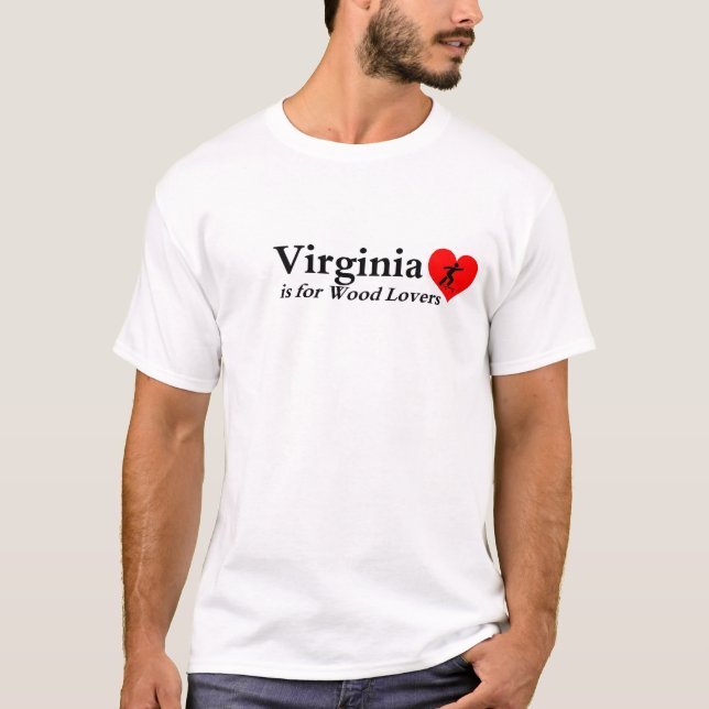 Virginia-Skateboard T-Shirt (Vorderseite)