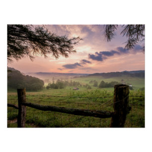 Virginia-Sonnenuntergang Poster