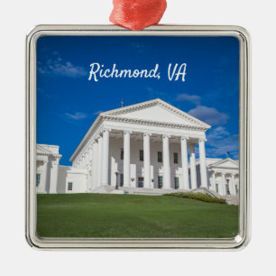Virginia Staat Hauptstadt Gebäude Ornament Aus Metall