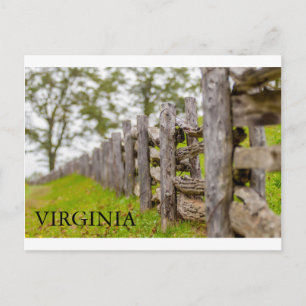 Virginia-Staat Postkarte