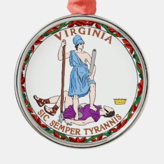Virginia-Staat seal.jpg Ornament Aus Metall