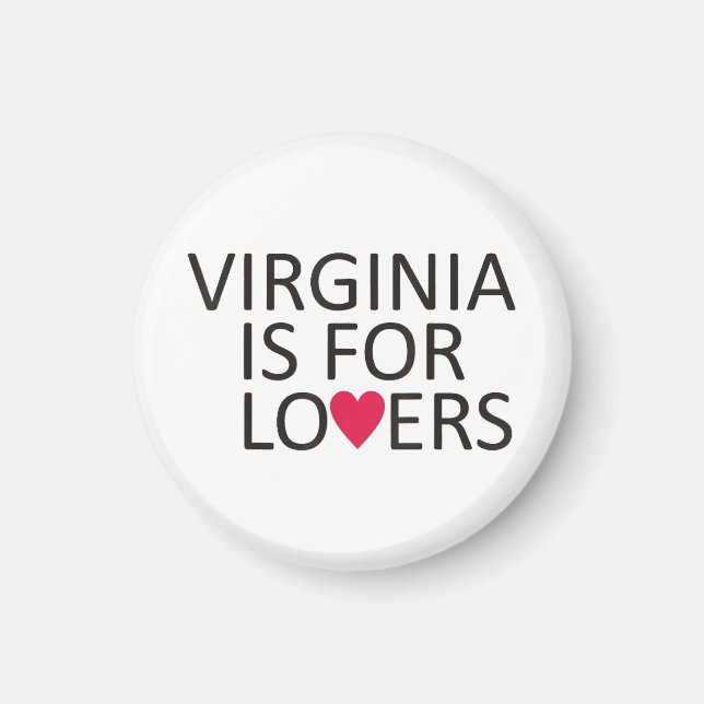 Virginia Staat T - Shirt Virginia Zuhause T-Shirt  Magnet (Vorne)