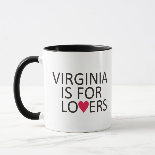 Virginia Staat T - Shirt Virginia Zuhause T-Shirt  Tasse (Links)