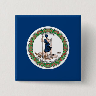 Virginia-Staats-Flagge Button