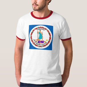 Virginia-Staats-Flaggen-T - Shirt