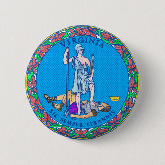 Virginia-Staats-Knopf Button