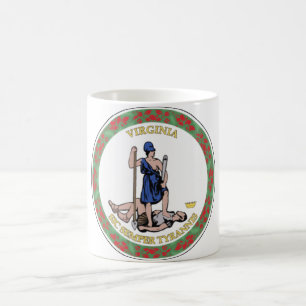 Virginia-Staats-Siegel Tasse