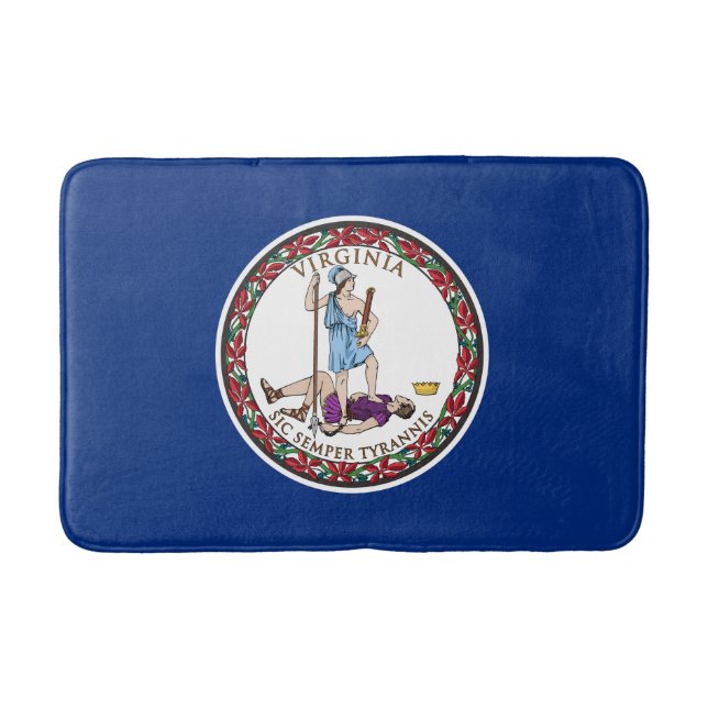 Virginia Staatsflagge Badematte (Vorderseite)