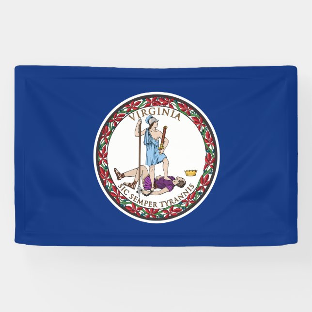 Virginia Staatsflagge Banner (Horizontal)