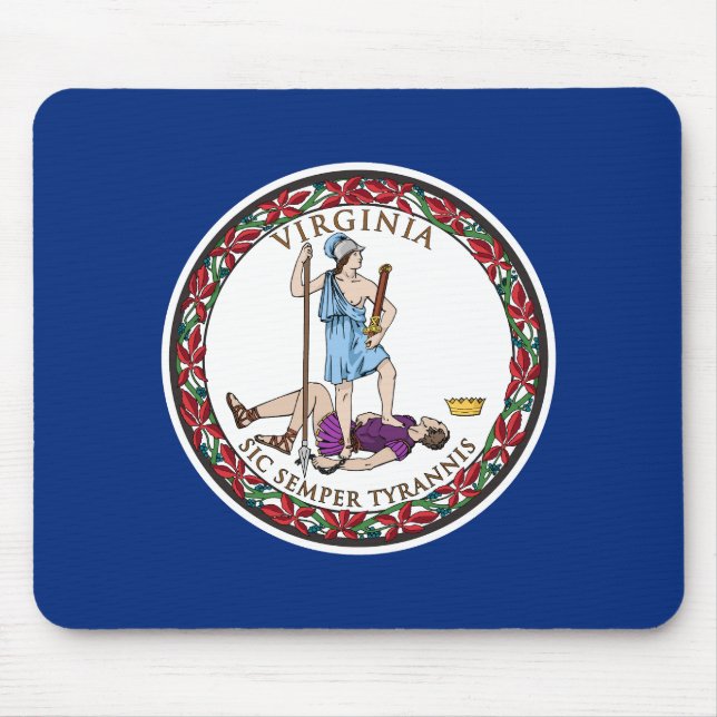 Virginia Staatsflagge Mousepad (Vorne)