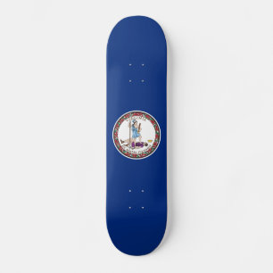 Virginia Staatsflagge Skateboard