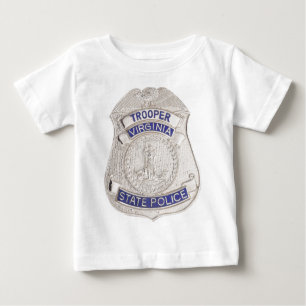 Virginia-Staattrooper-Polizei-Abzeichen Baby T-shirt