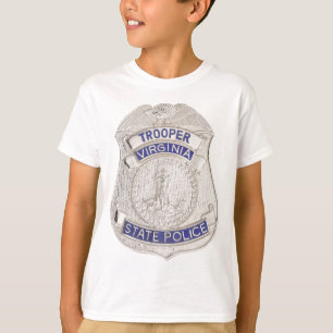 Virginia-Staattrooper-Polizei-Abzeichen T-Shirt