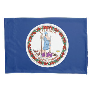 Virginia State Flag Print Patriota Kissenbezug