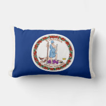 Virginia State Flag Print Patriotic