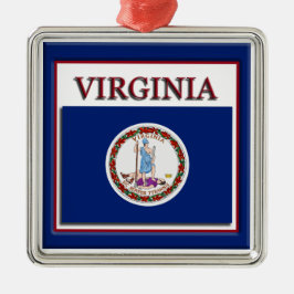 Virginia State Flag Weihnachtsschmuck