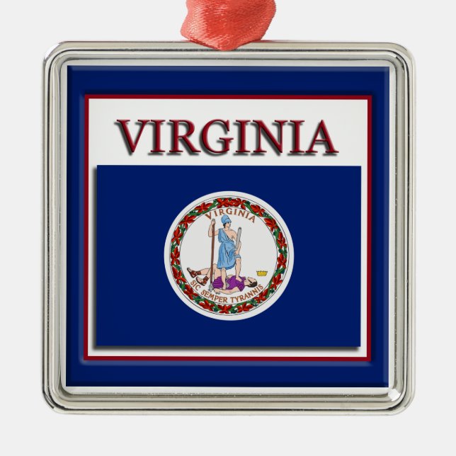 Virginia State Flag Weihnachtsschmuck (Vorne)