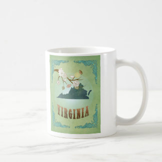 Virginia State Karte – Grün Tasse