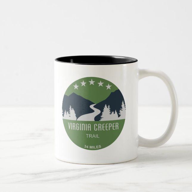 Virginia Strampler Trail Zweifarbige Tasse (Rechts)