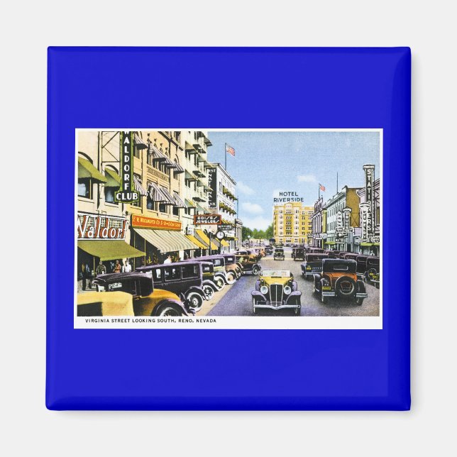 Virginia Street, Reno, Nevada Magnet (Vorne)
