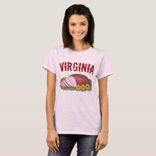 Virginia Style Cured Country Ham VA Feinschmecker  T-Shirt