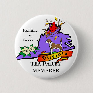 VIRGINIA-TEE-PARTY-KNOPF BUTTON