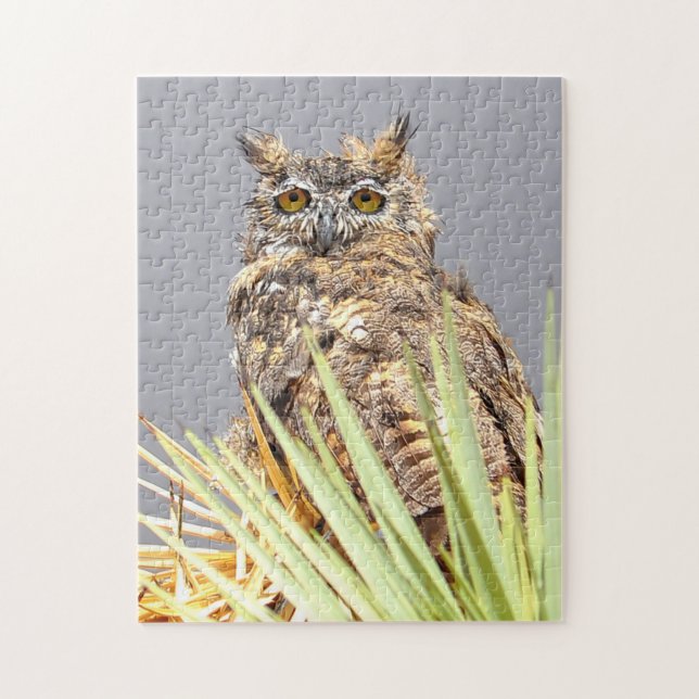 Virginia-Uhu Greifvogel Puzzle (Vertikal)