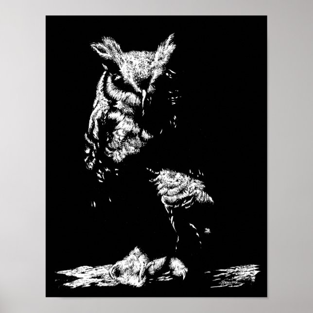Virginia-Uhu Poster (Vorne)