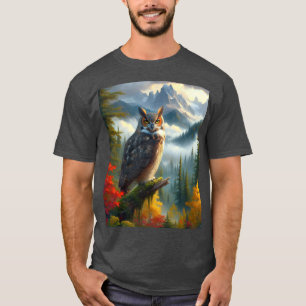 Virginia-Uhu Wilde Natur  T-Shirt