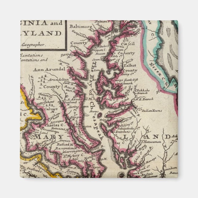 Virginia und Maryland Magnet (Vorne)