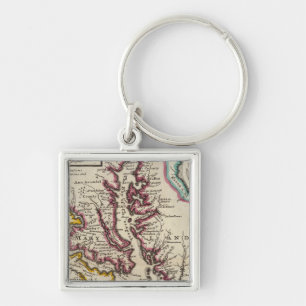 Virginia und Maryland Schlüsselanhänger