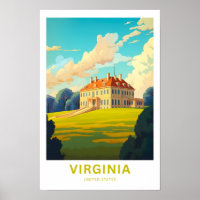 Virginia United Staaten Travel Print
