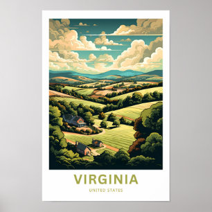 Virginia United Staaten Travel Print Poster