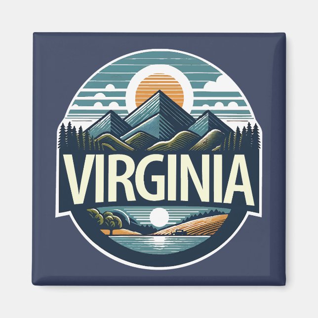 Virginia, USA Magnet (Vorne)