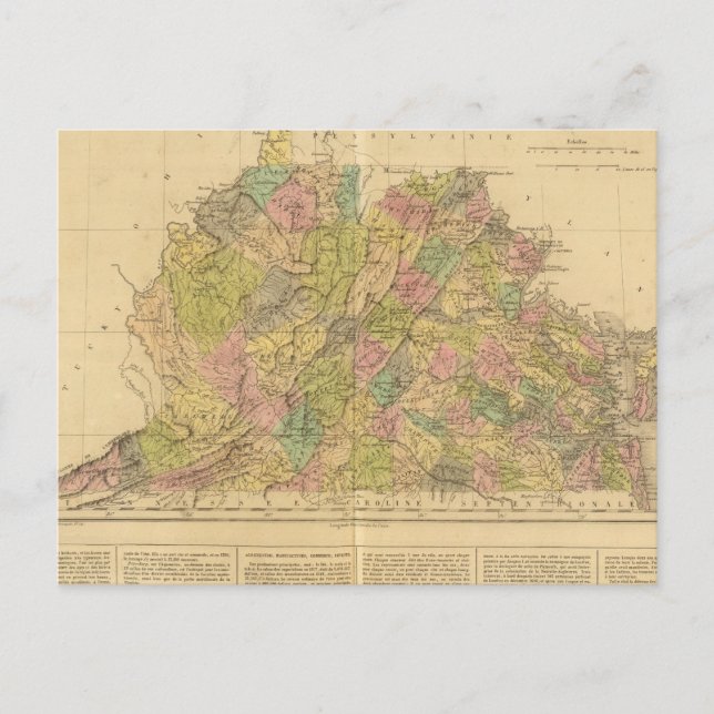 Virginia USA Postkarte (Vorderseite)