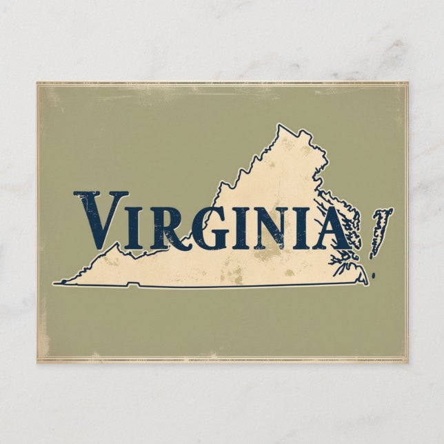 Virginia, USA Postkarte (Vorderseite)