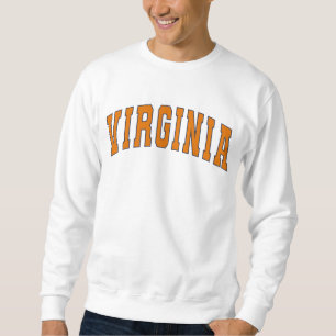 Virginia Vintage Varsity College Stil Sweatshirt