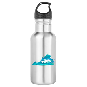 Virginia Wave Fishing Edelstahlflasche