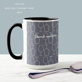 Virginia-Weinliebhaber-Tasse | Entkorken & Entspan Tasse