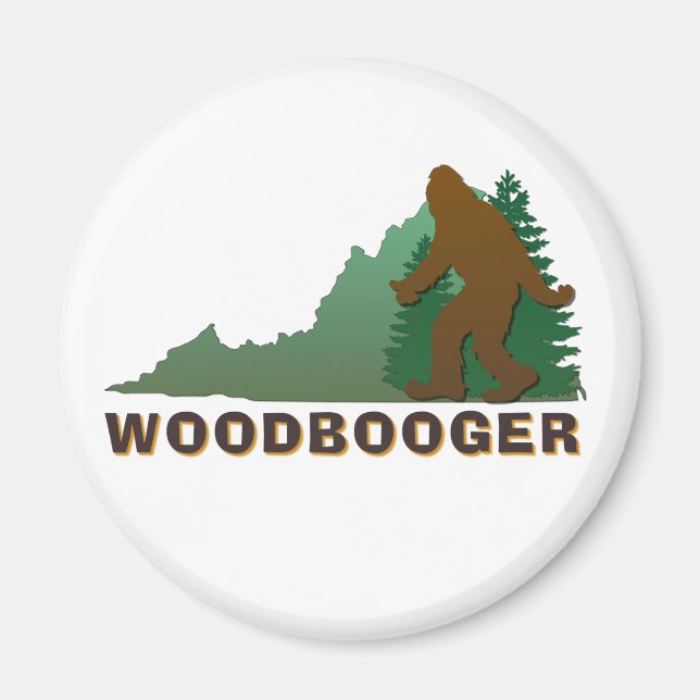 Virginia Woodbooger Magnet (Vorne)