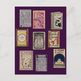 Virginia Woolf Books Postkarte