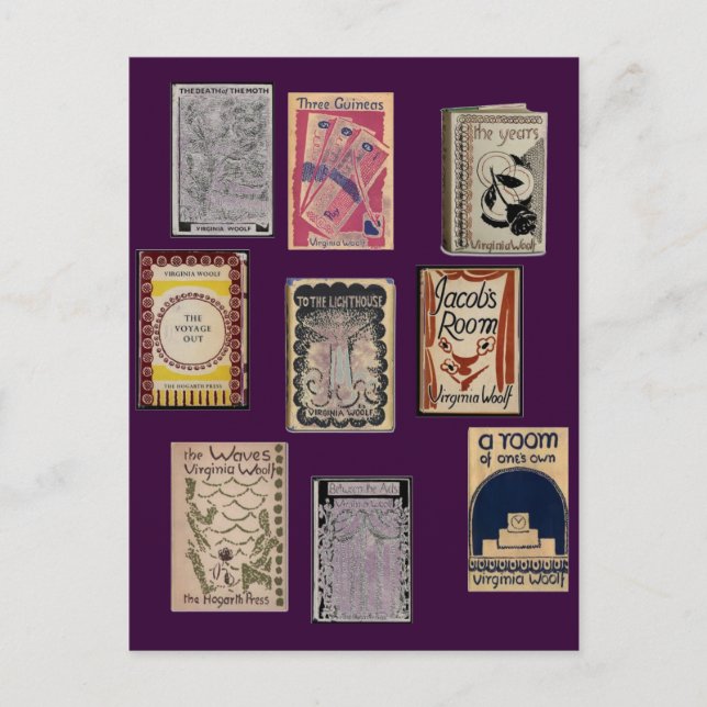 Virginia Woolf Books Postkarte (Vorderseite)
