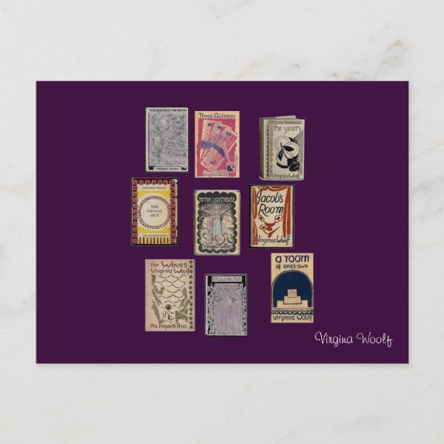 Virginia Woolf Books Postkarte (Vorderseite)