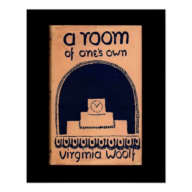 Virginia Woolf Buch Cover A Room of One Poster (Vorderseite)