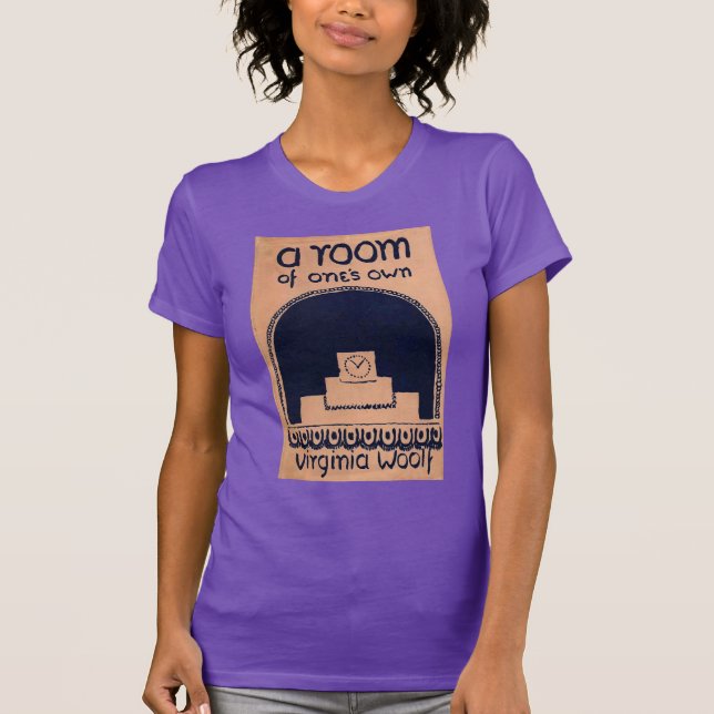 Virginia Woolf Buch Cover A Room of One T-Shirt (Vorderseite)