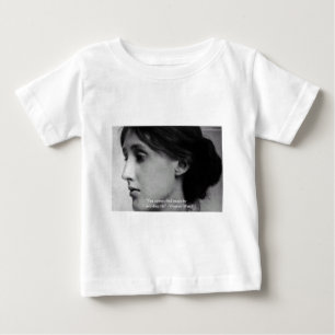 Virginia Woolf "Finde Frieden" Weisheitszitate Ges Baby T-shirt