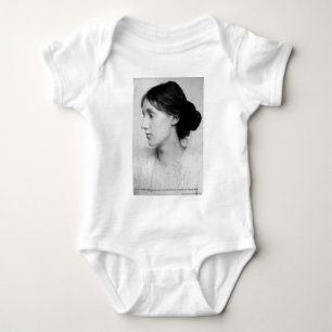 Virginia Woolf "Liebe gut" Liebeszitate Tassen & G Baby Strampler